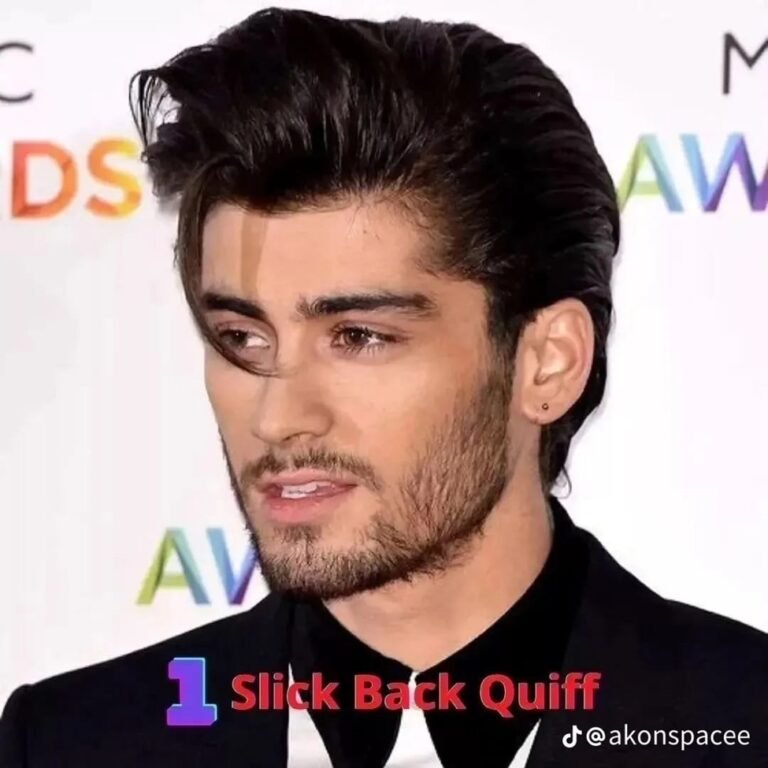 Classic Style: The Slick Back Quiff