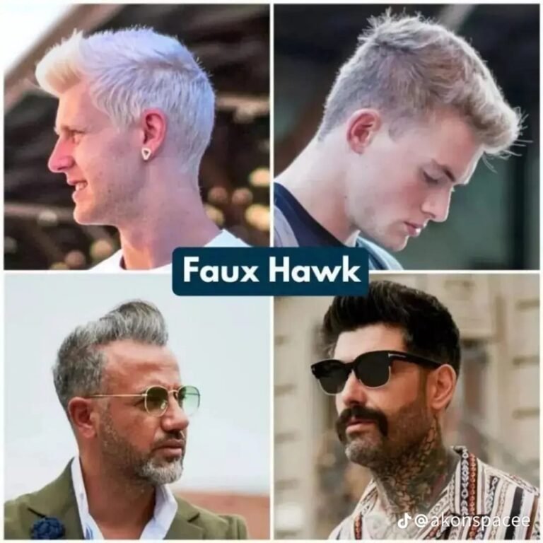 Faux Hawk: The Rebel’s Refined Choice