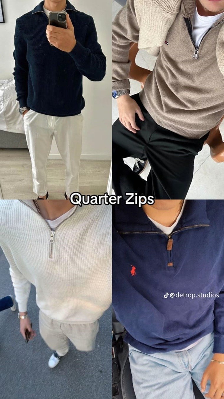 Quarter Zips – The Effortless Style Upgrade