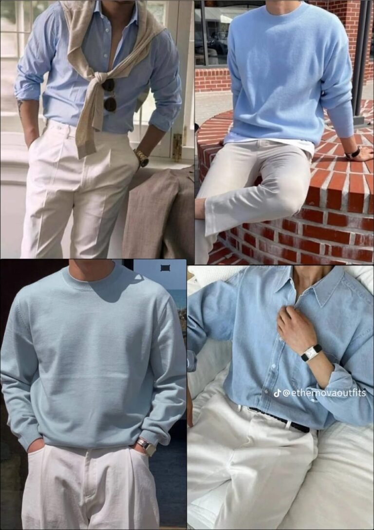 Blue Tones: Effortless Style and Comfort
