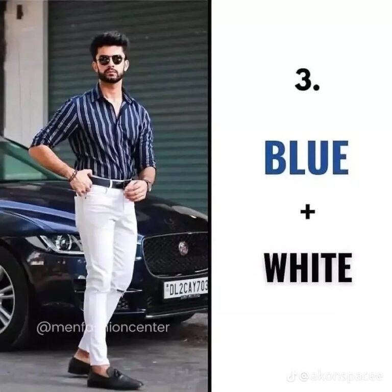 Blue + White: A Classic Combo for the Modern Man