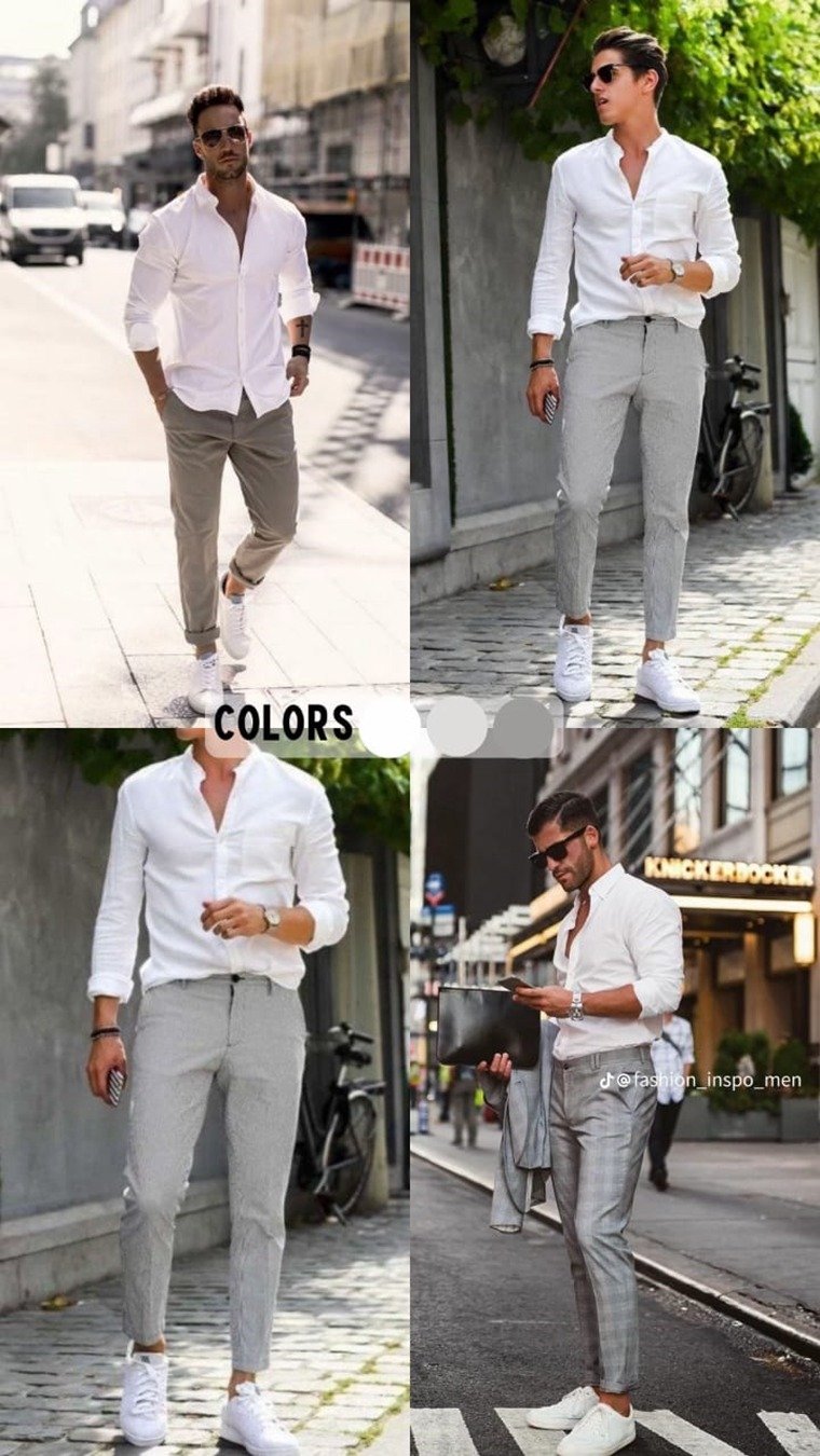 Classic White Shirt and Casual Elegance